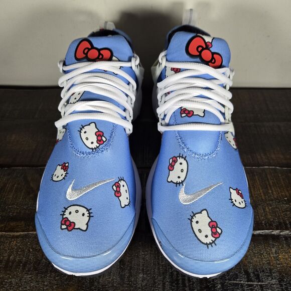 Nike Blue and White Hello Kitty Men's Shoes - Picture 2 of 11